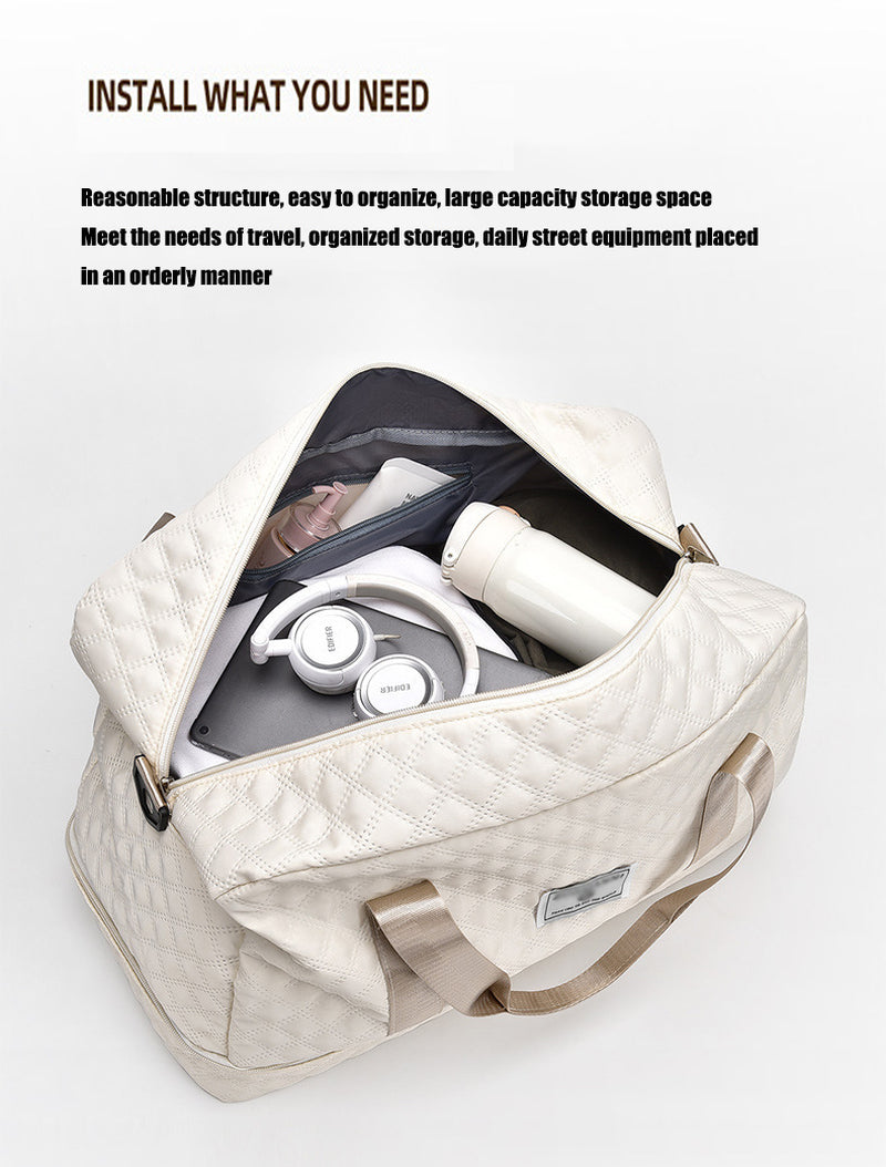 Multi-Functional Crossbody Gym Bag - Dry-Wet Separation, Large Capacity for Travel, Workout & Business Trips - Waterproof Sports Duffle Backpack