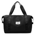 Large Capacity Expandable Gym Bag for Women - Waterproof Travel Duffel with Wet Pocket,Versatile Yoga Sports Bag with Shoe Compartment ,Stylish Tote & Shoulder Bag for Gym & Weekender